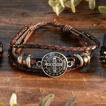 Saint Benedict Bracelet Stack