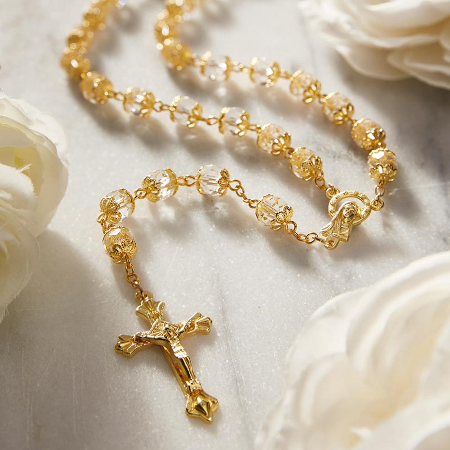 Basilica Collection - Clear Rosary