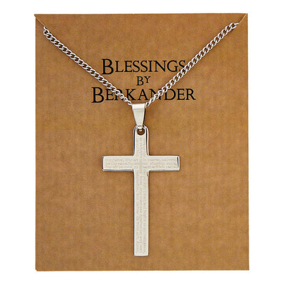 Our Father Prayer Pendant Necklace