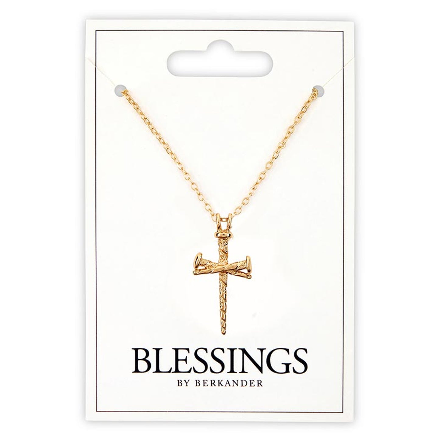 Men's Nail Cross Pendant Chain