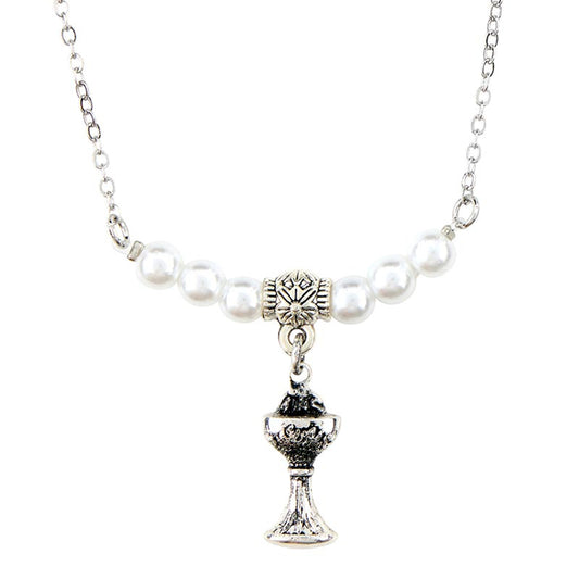 First Communion Pendant Necklace