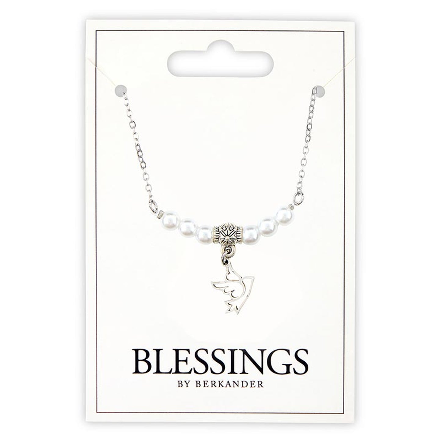 Pearl Dove Pendant Necklace