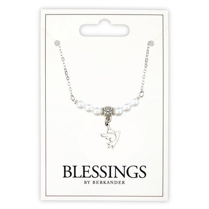 Pearl Dove Pendant Necklace