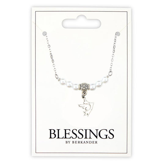 Pearl Dove Pendant Necklace