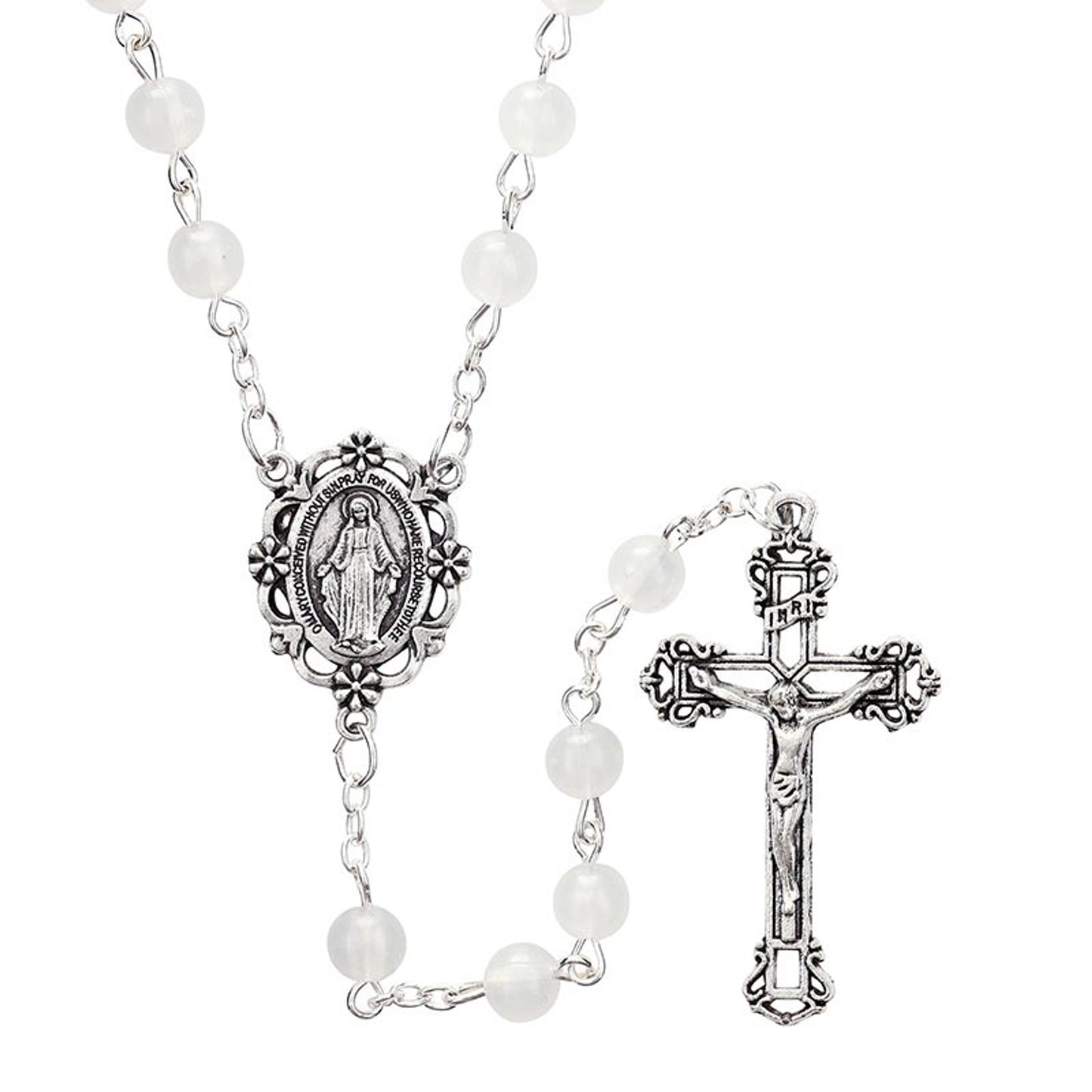 White Rosary