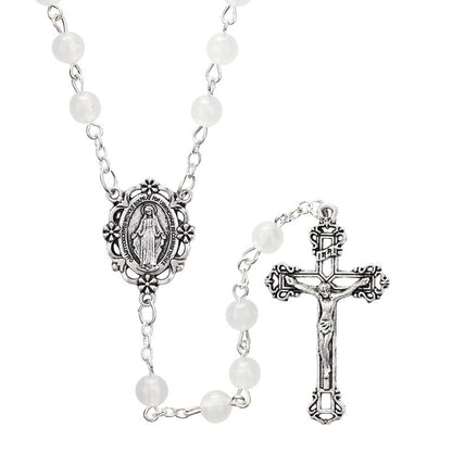White Rosary