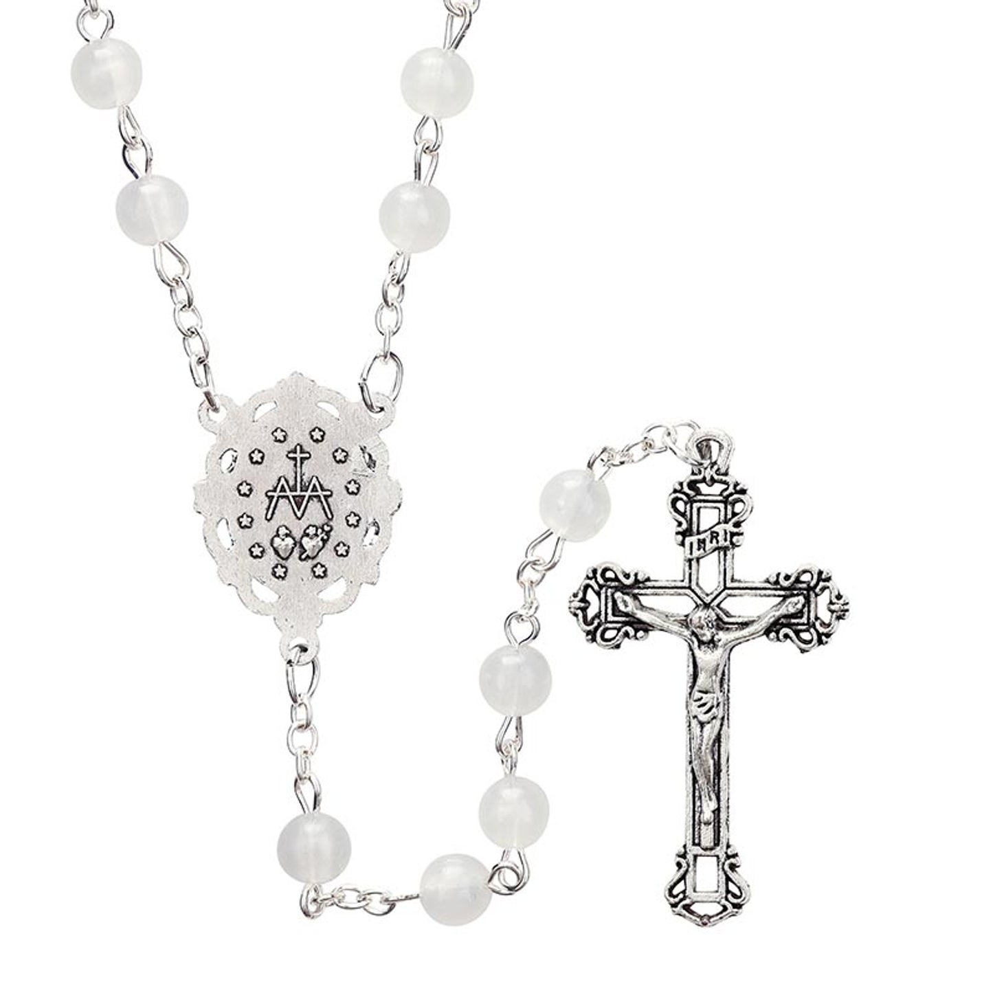 White Rosary