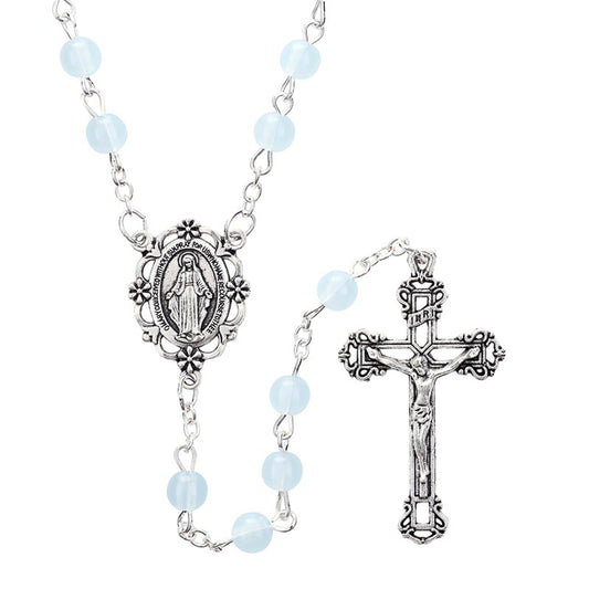Light  Blue Rosary
