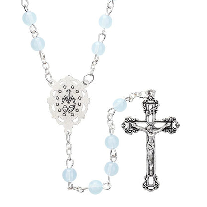 Light  Blue Rosary