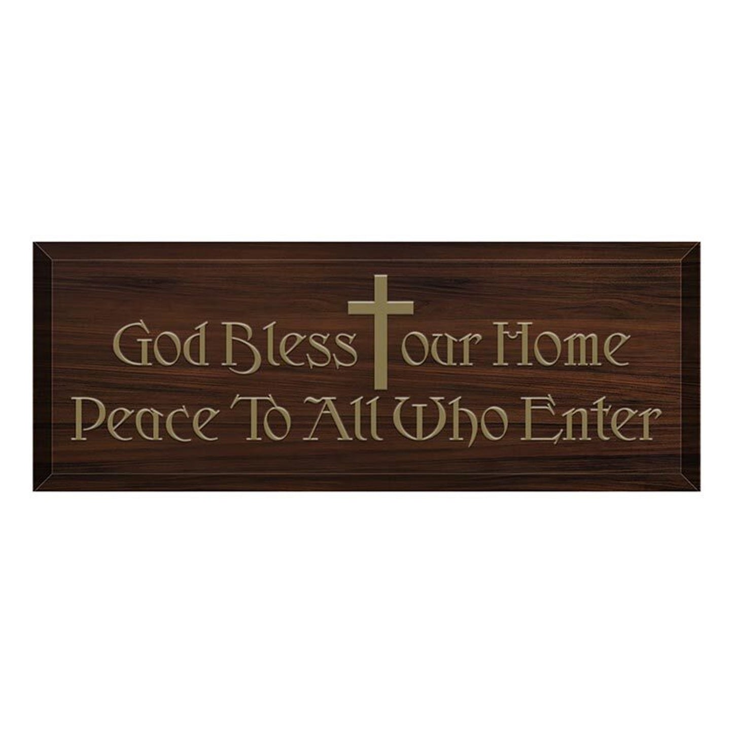 God Bless Our Home Plaque