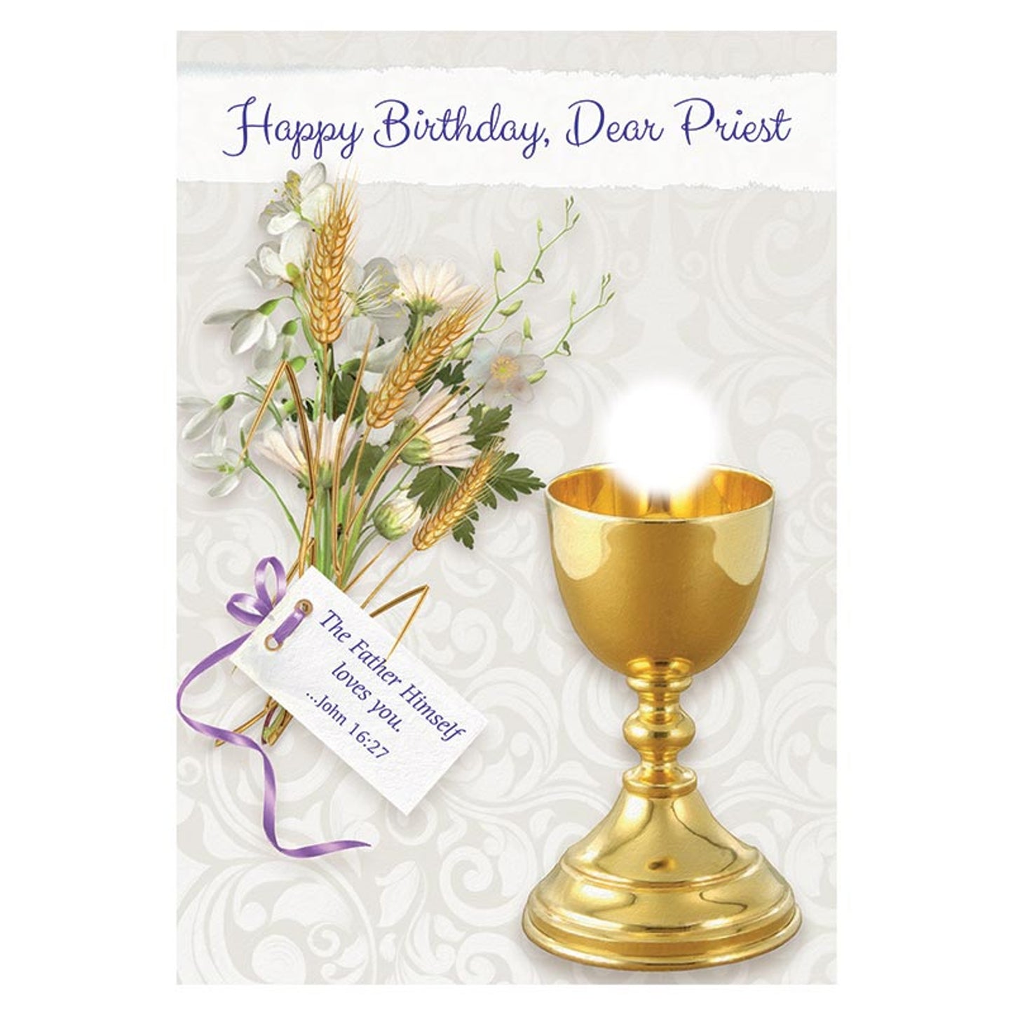 Happy Birthday Priest Card