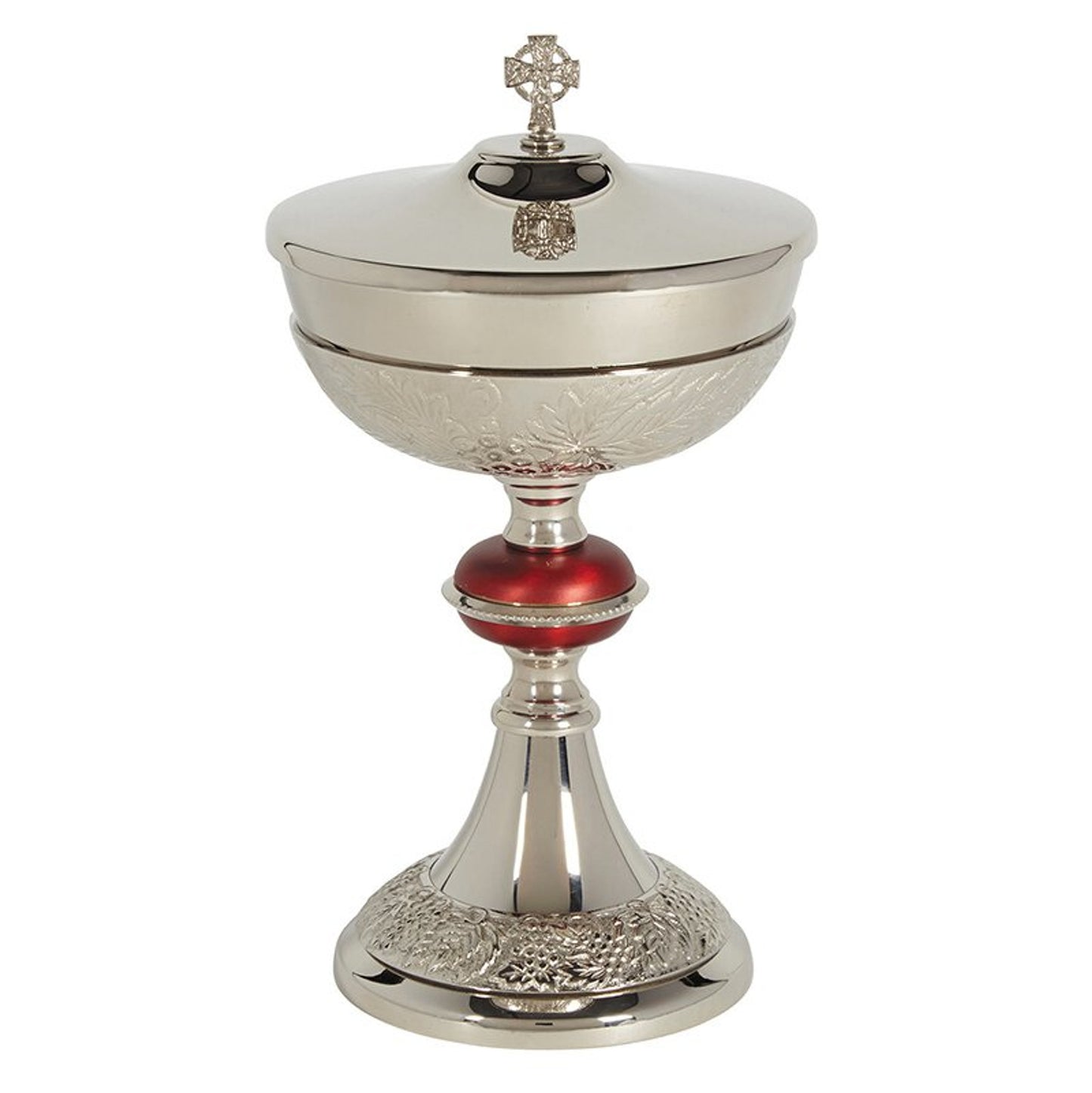 Grape Patterned Ciborium with Cover