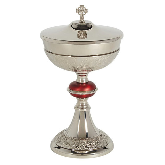 Grape Patterned Ciborium with Cover