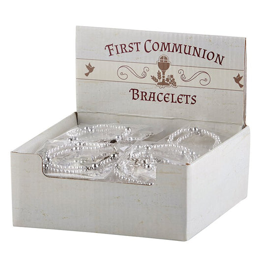 First Communion Rosary Bracelets - 24/PK