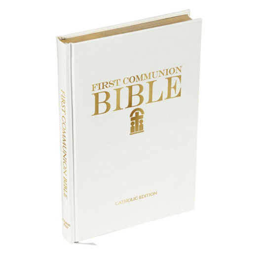 Aquinas Kids First Communion Bible - White