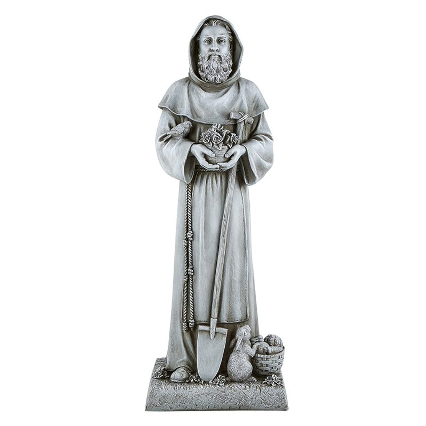 24" H Saint Fiacre Garden Statue