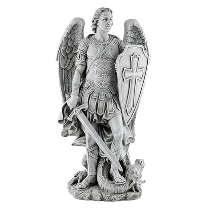 24" H Saint Michael the Warrior Statue