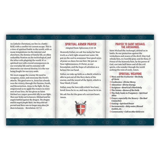 Spiritual Warfare Trifold Pocket Prayer Card