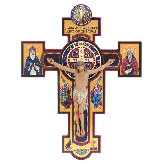 10.5" H Saint Benedict Crucifix