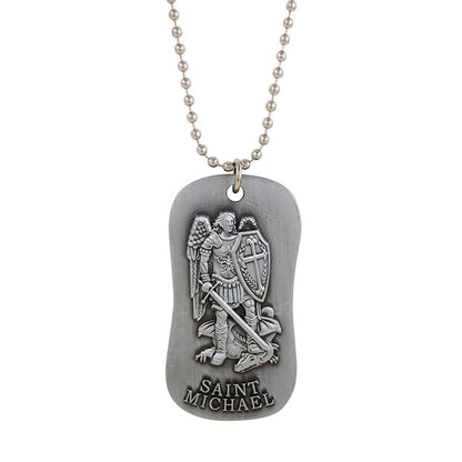 Creed Saint Michael Dog Tag