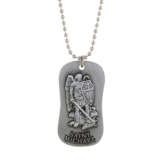 Creed Saint Michael Dog Tag