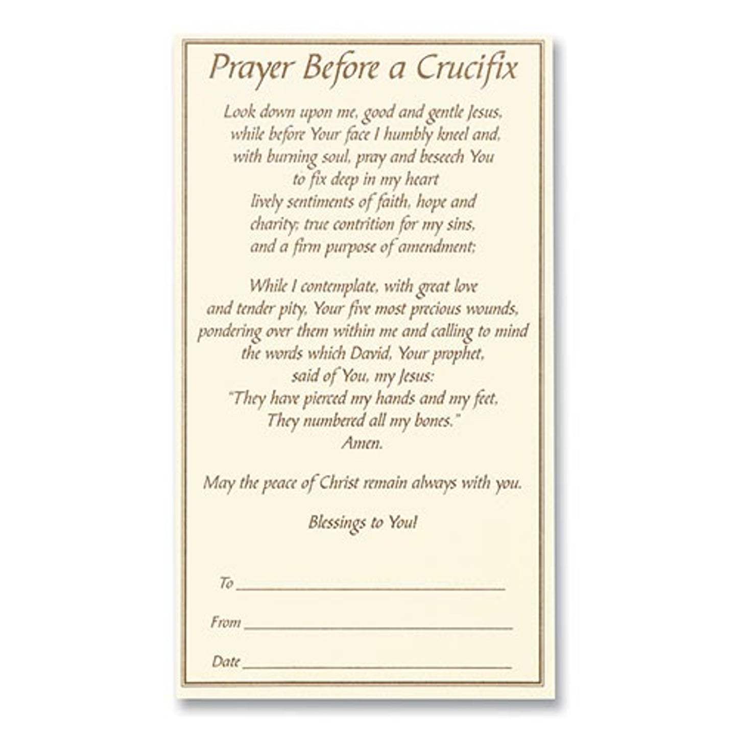 Tomaso Boxed Crucifix