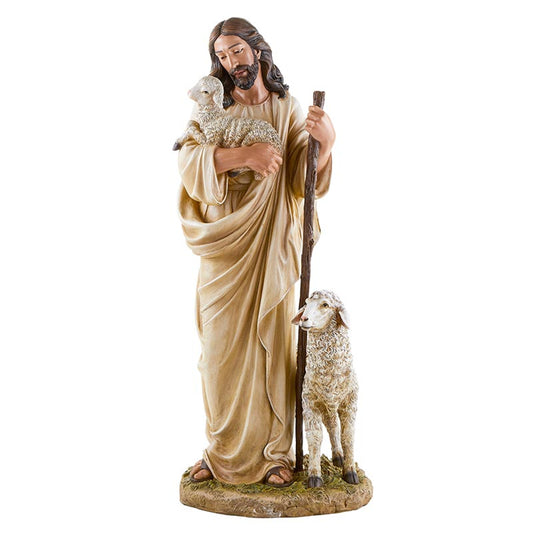 24" H Good Shepherd Statue