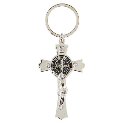 Saint Benedict Crucifix Keychain