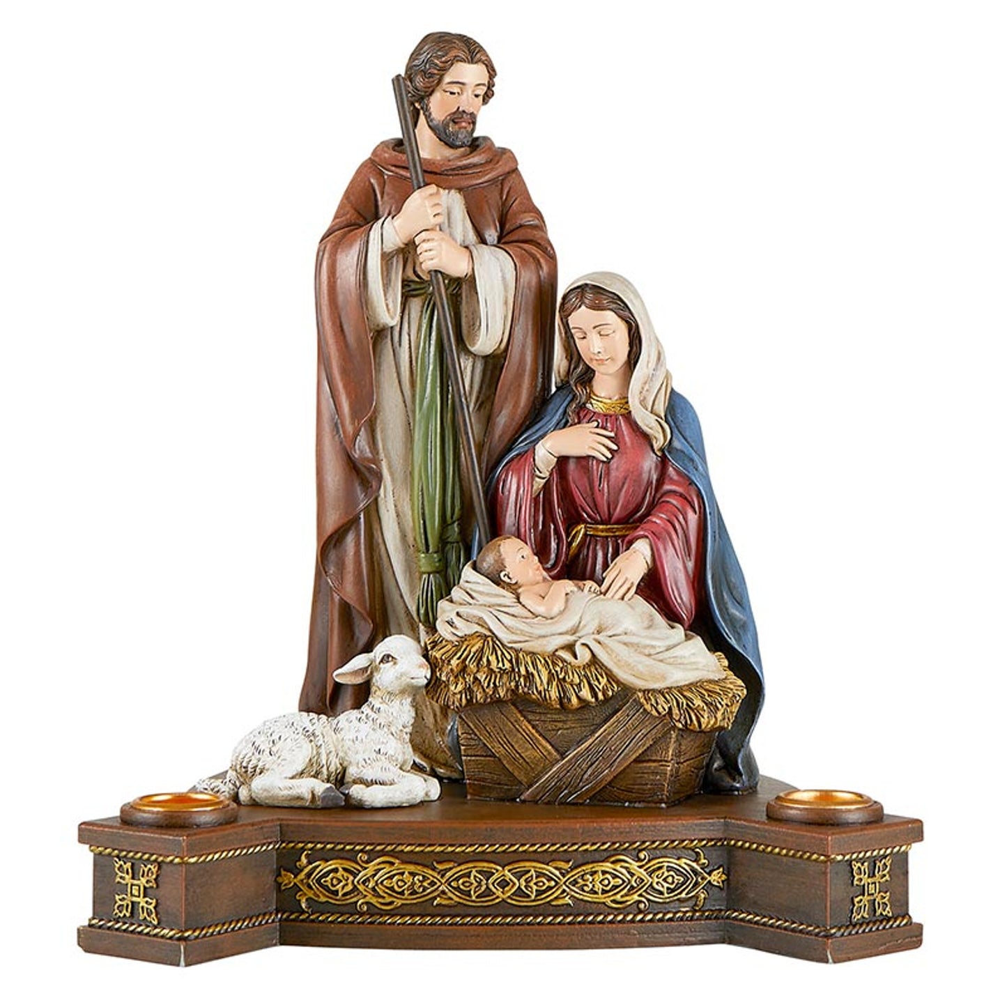 Holy Family Advent Candleholder (J5510)