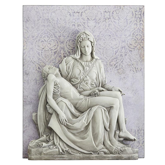 Pieta Garden Wall Plaque (J5574)