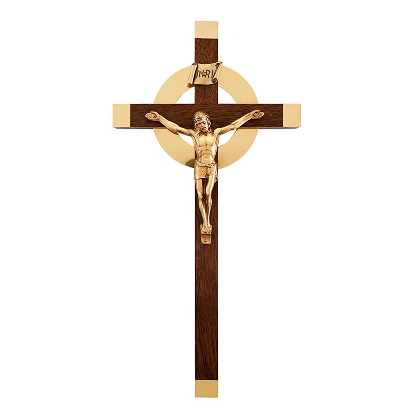 12" H Walnut Cross