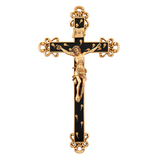 Crucifix with Floral Design