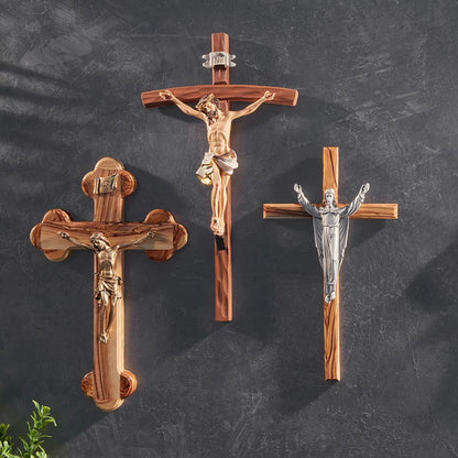 10" H Budded Crucifix (JC