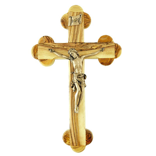 10" H Budded Crucifix (JC