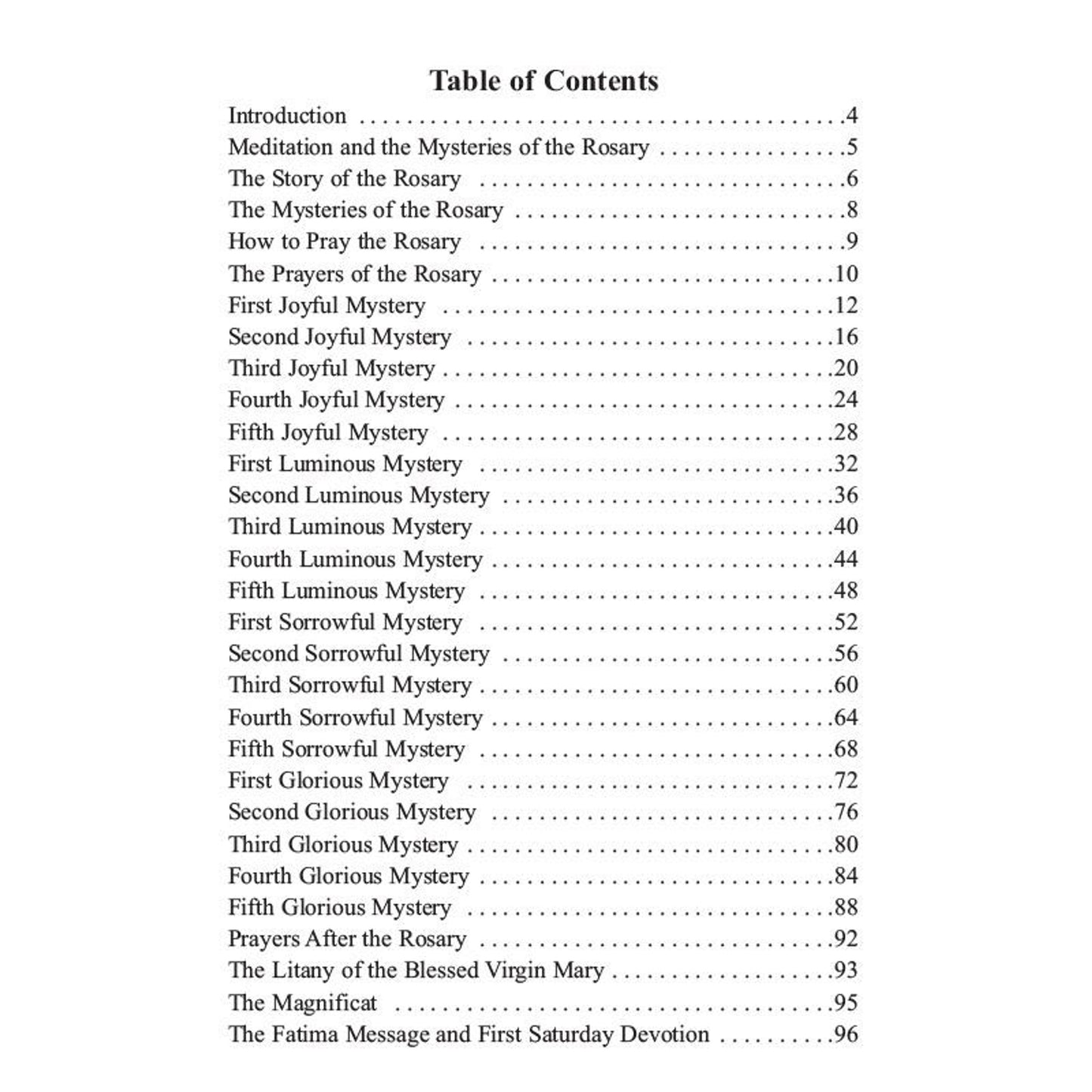 Aquinas Press Prayer Book - Scriptural Rosary