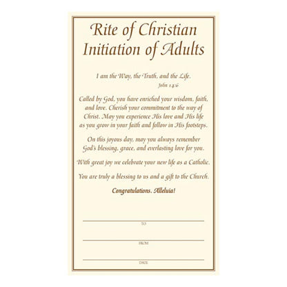 Tomaso Boxed RCIA Cross