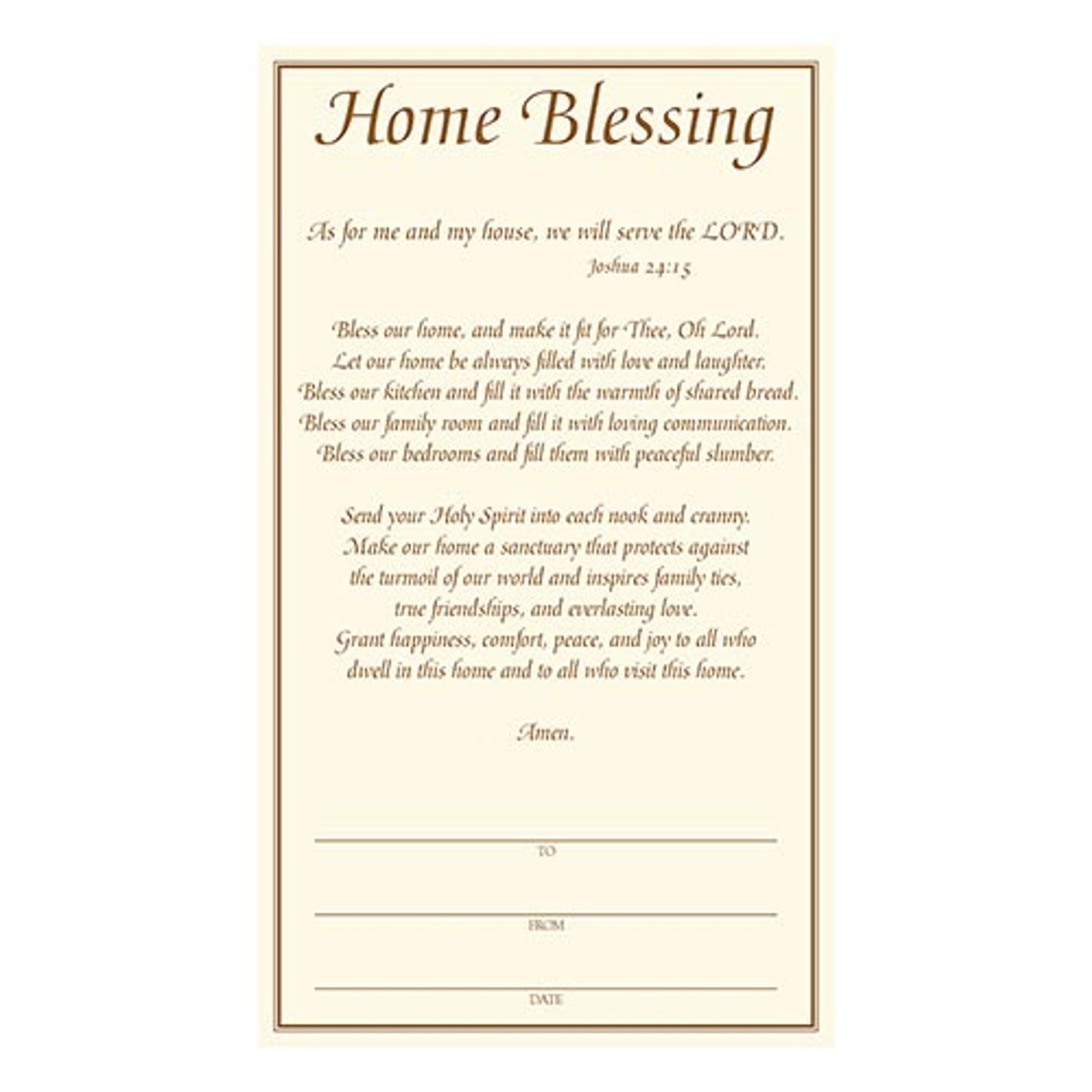 Tomaso Home Blessing Boxed Cross