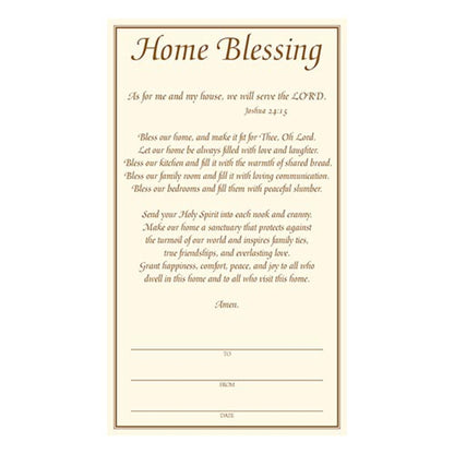 Tomaso Home Blessing Boxed Cross