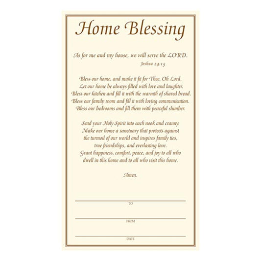 Tomaso Home Blessing Boxed Cross