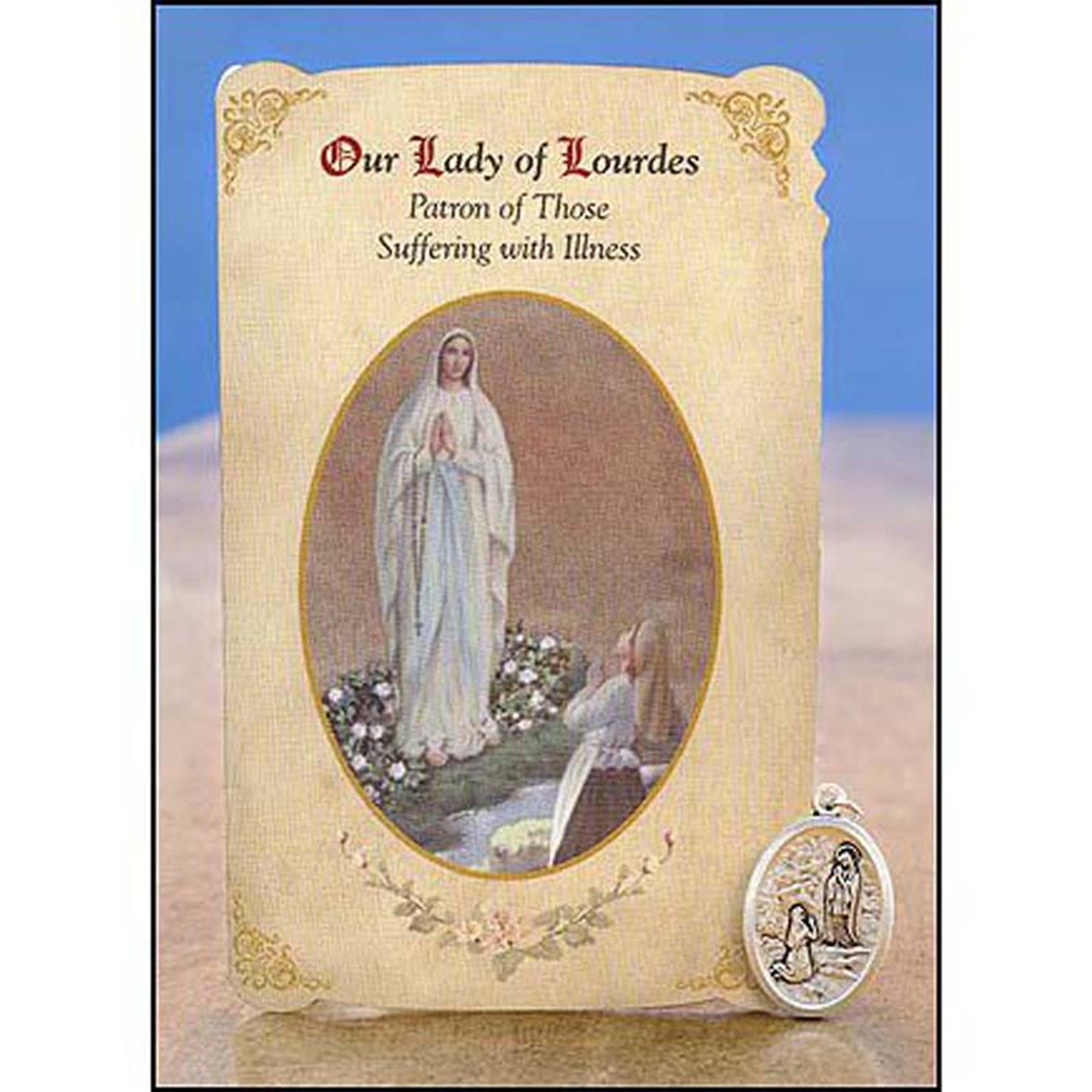 Lourdes Illness Healing Medal Set