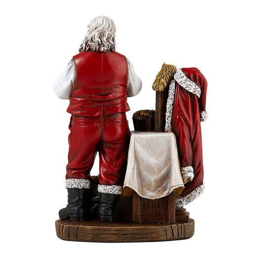 8" H Adoring Santa Figurine