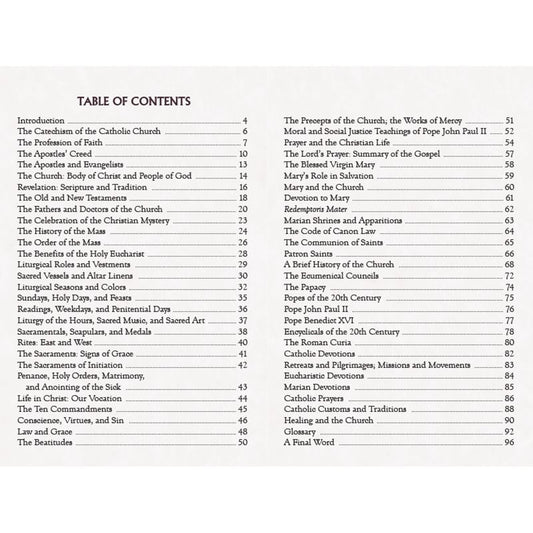 Aquinas Press Prayer Book - Catholic Book of Facts