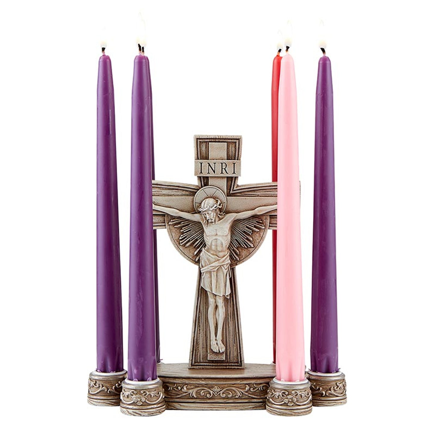 Crucifix Lenten Candleholder
