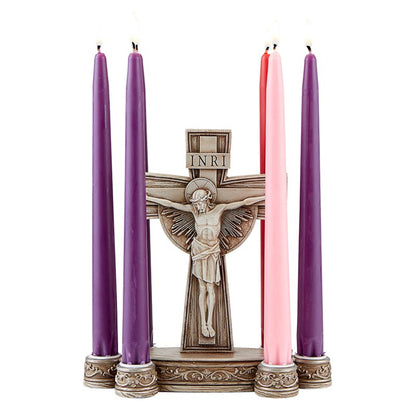 Crucifix Lenten Candleholder