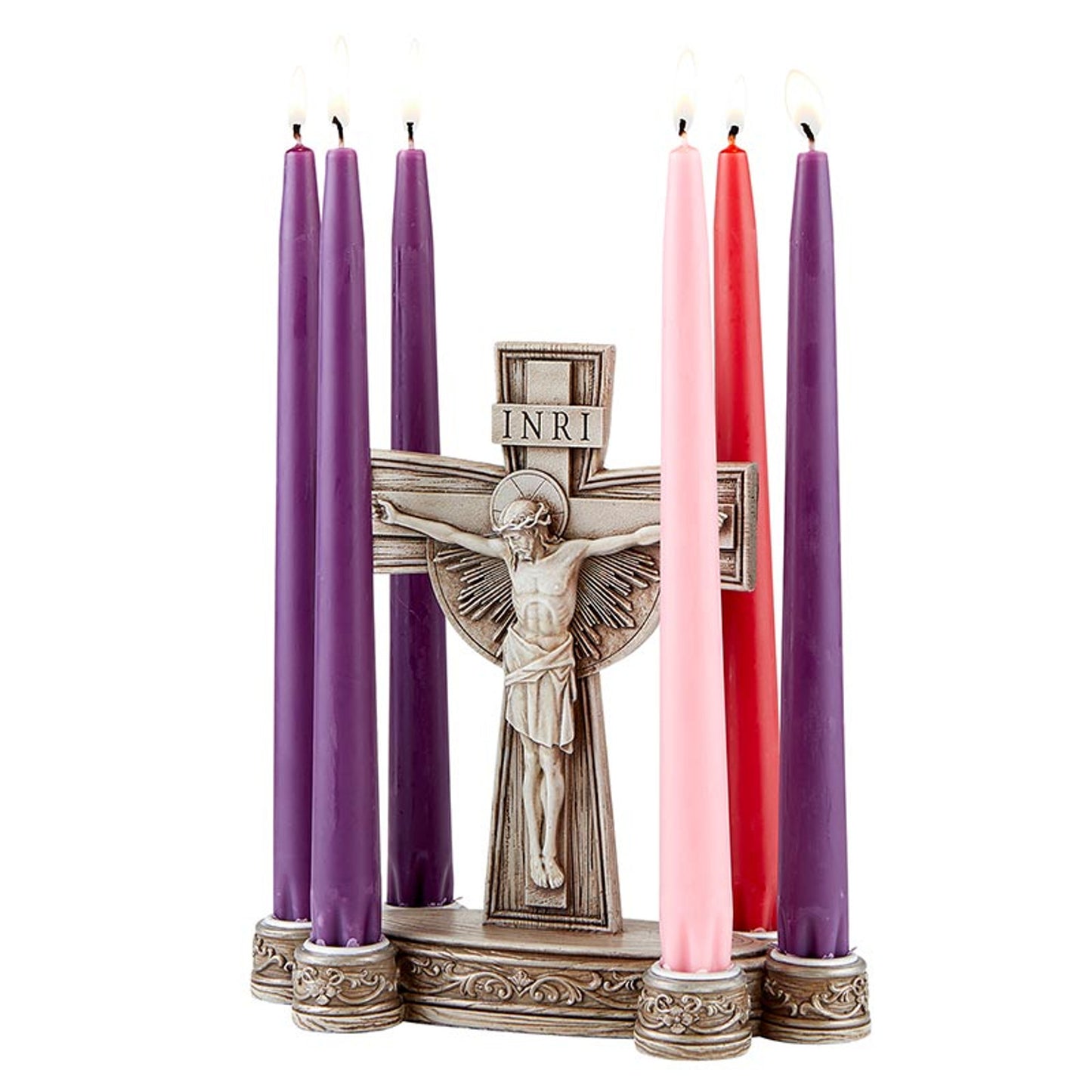 Crucifix Lenten Candleholder