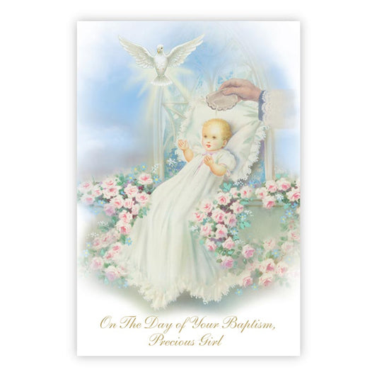 Greeting Card - On Your Baptism, Precious Girl