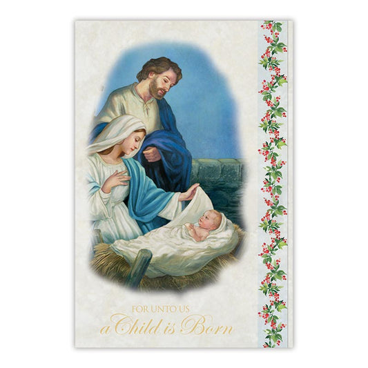 Greeting Card - For Unto Us a Child is Born - Priest
