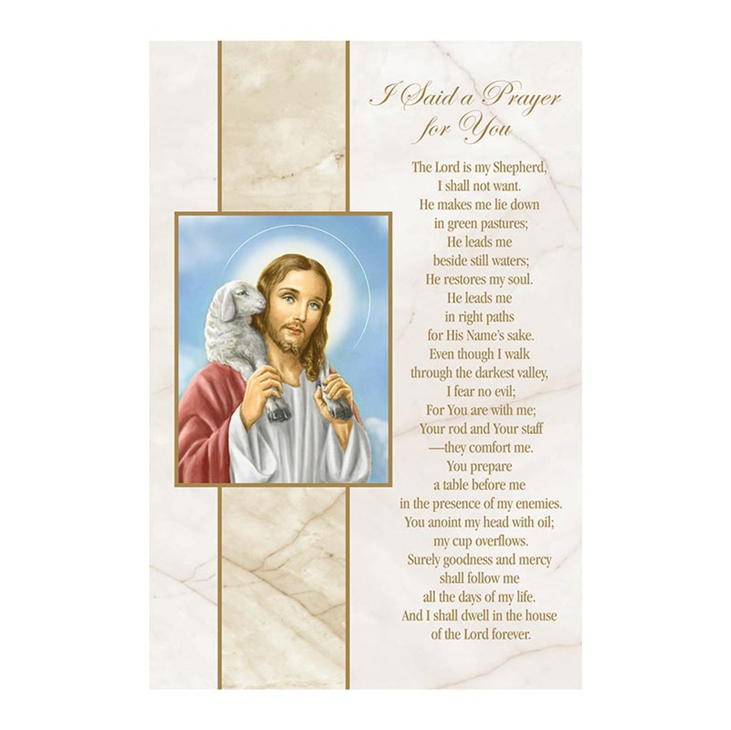 Greeting Card - Christ the Good Shepherd Prayer