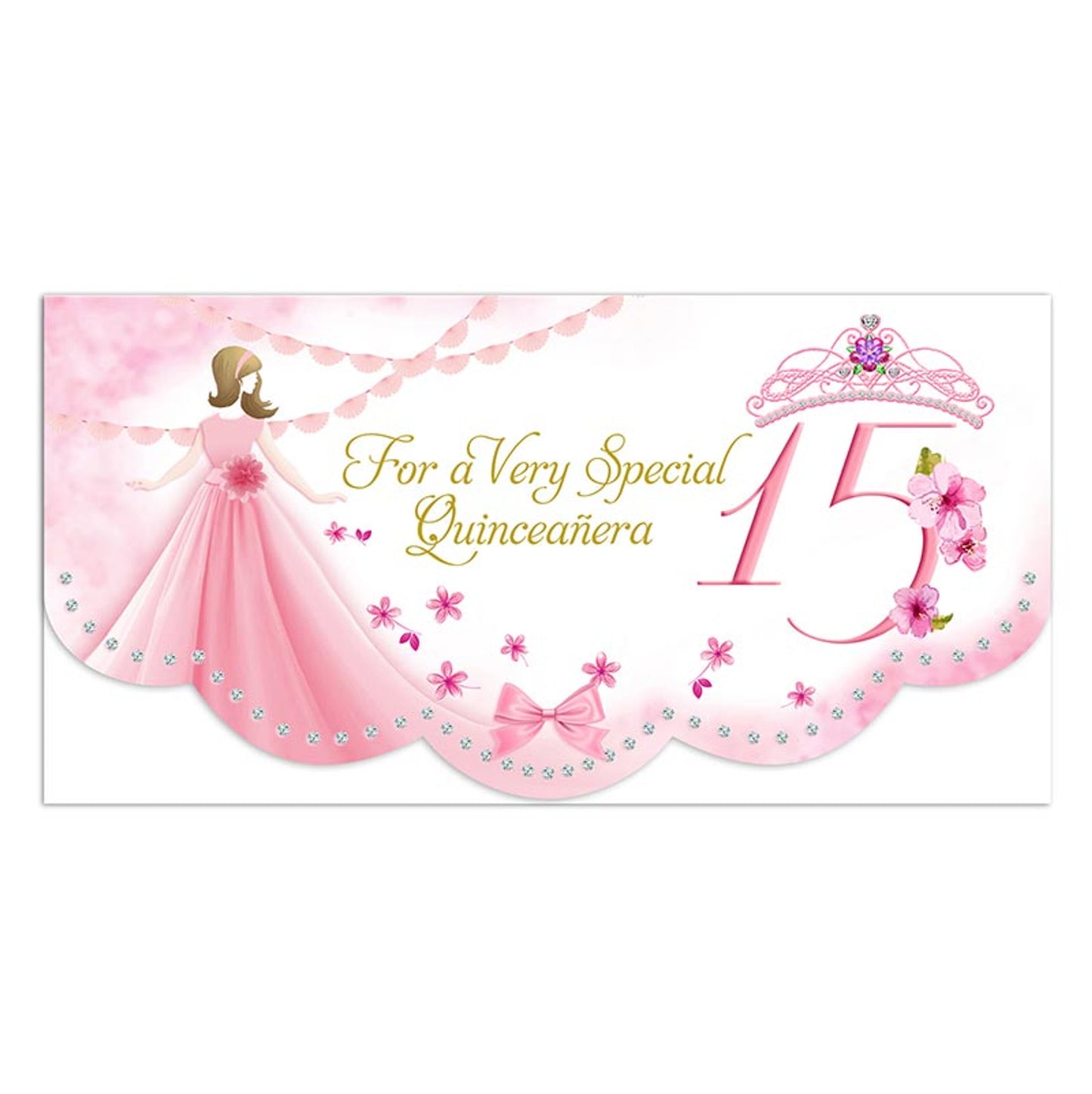 Money Holder Card - Quinceanera