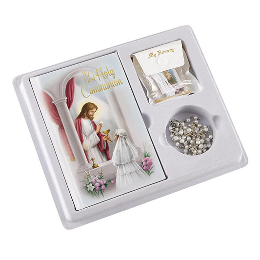 First Communion Boxed Set - Girls (N0412)